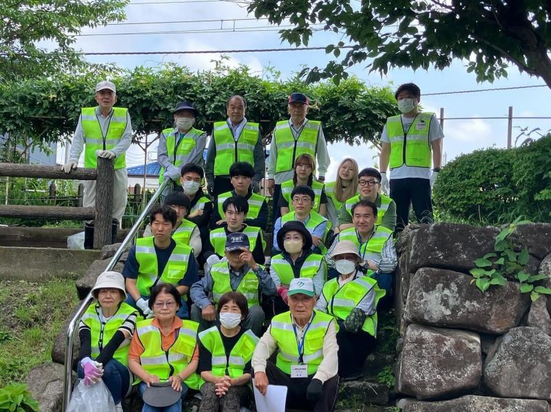 二ヶ領用水一斉清掃画像