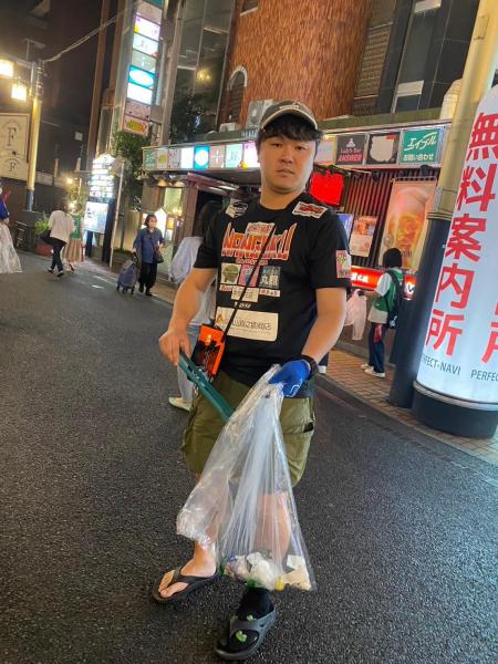 5月夜活天文館ゴミ拾い　センテラス観光案内所前集合画像