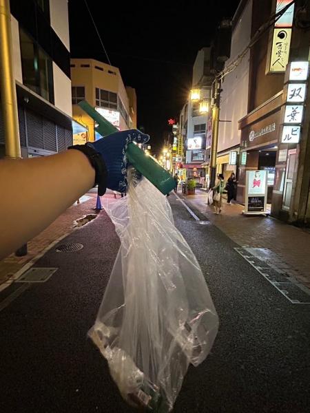 5月夜活天文館ゴミ拾い　センテラス観光案内所前集合画像
