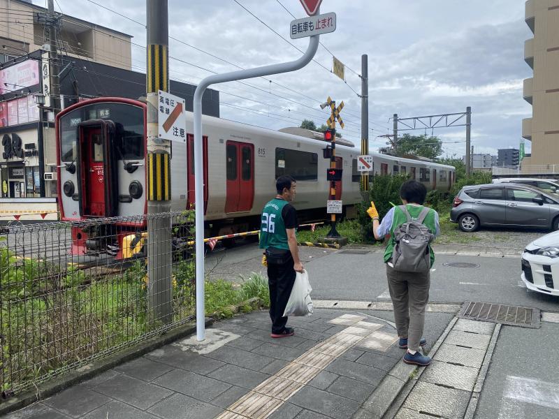 晴れ間のお掃除画像