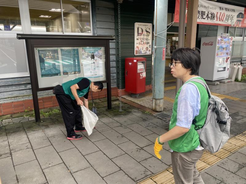 晴れ間のお掃除画像