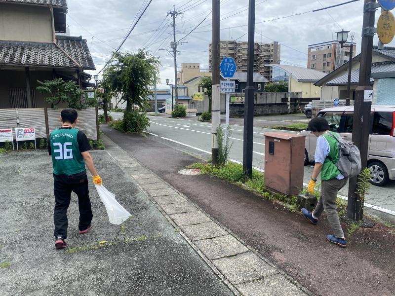 晴れ間のお掃除画像