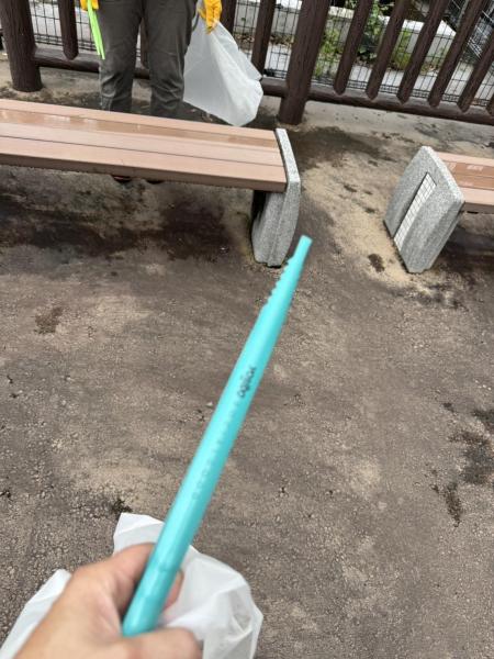 晴れ間のお掃除画像