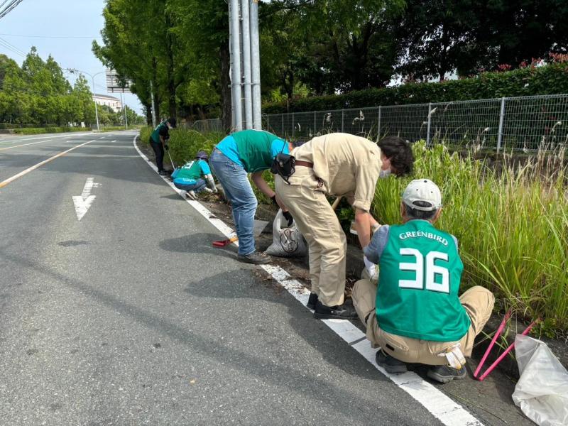 イオンモール大牟田店さまコラボ防災グリーンバード画像