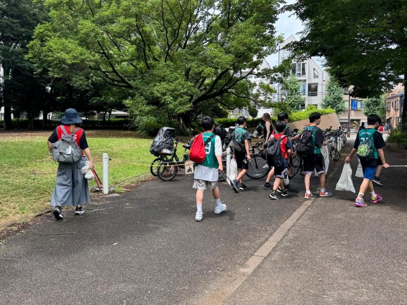 駒沢公園おそうじ画像