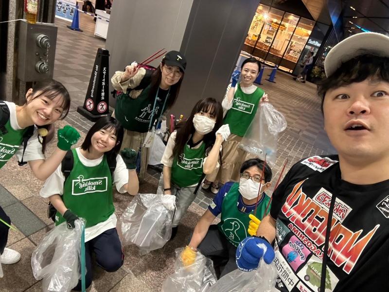 6月昼活天文館ゴミ拾い　センテラス観光案内所前集合画像