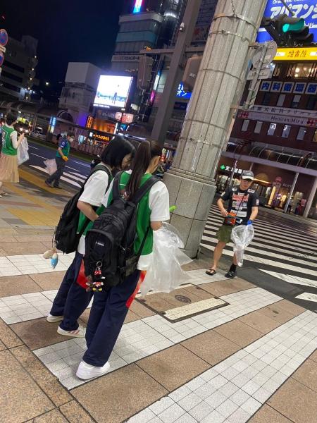 6月昼活天文館ゴミ拾い　センテラス観光案内所前集合画像