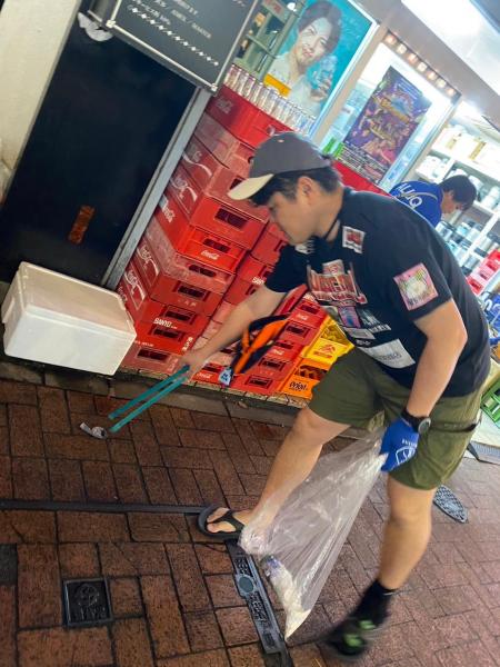 6月昼活天文館ゴミ拾い　センテラス観光案内所前集合画像