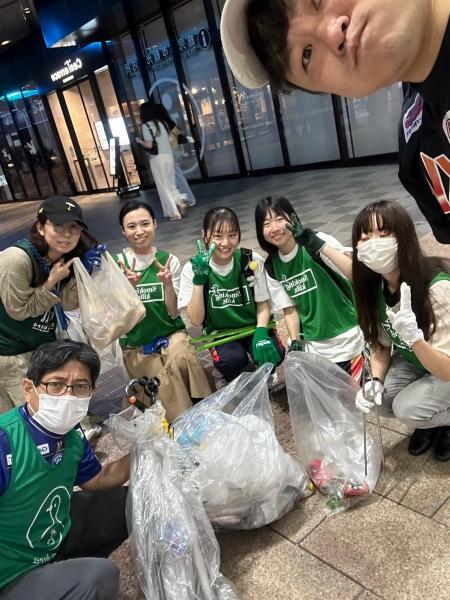 6月昼活天文館ゴミ拾い　センテラス観光案内所前集合画像
