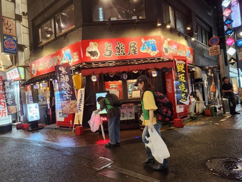 6月夜活天文館ゴミ拾い　センテラス観光案内所前集合画像