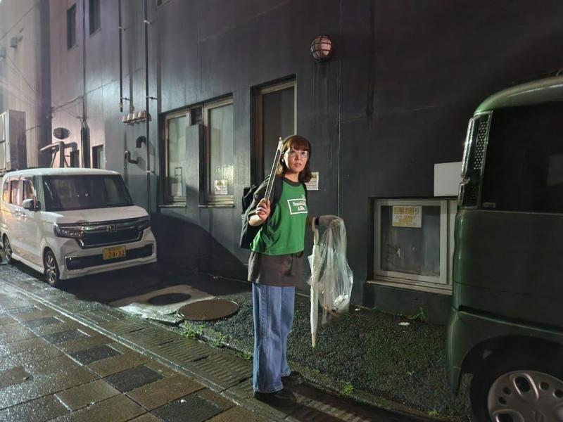 6月夜活天文館ゴミ拾い　センテラス観光案内所前集合画像