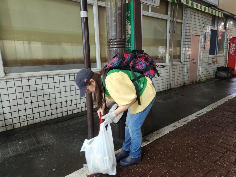 6月夜活天文館ゴミ拾い　センテラス観光案内所前集合画像