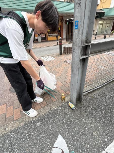 福岡天神　新スマホでお久しぶりの朝そうじ画像