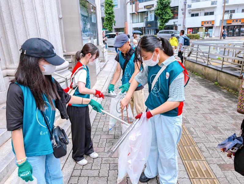 雨の合間おそうじ！画像
