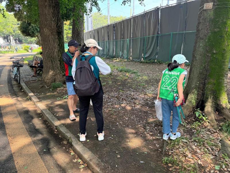 駒沢公園おそうじ画像