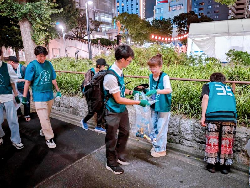 栄ミナミ盆踊り2024おそうじ！画像