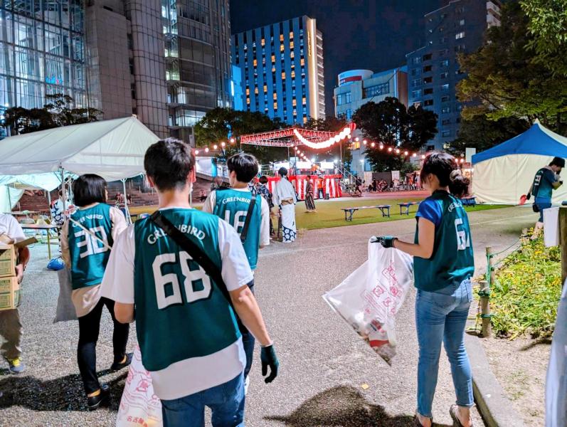 栄ミナミ盆踊り2024おそうじ！画像