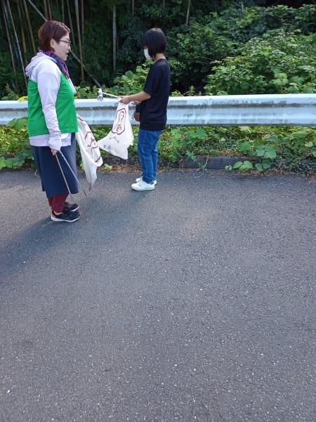 熱中症に警戒しながらお掃除画像