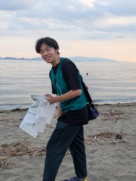 海のイブニングおそうじ画像