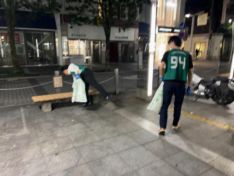 【静岡】夜の街中おそうじ ごみ拾い(第314回)画像
