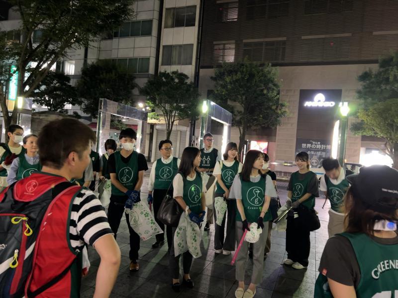 【静岡】夜の街中おそうじ ごみ拾い(第314回)画像