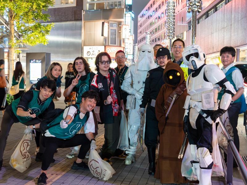 8月6日 歌舞伎町お掃除画像