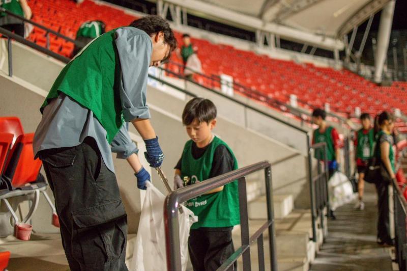 ロアッソ会場そうじ開催！画像