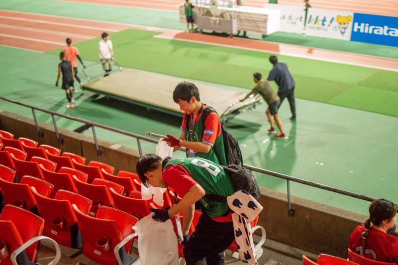 ロアッソ会場そうじ開催！画像