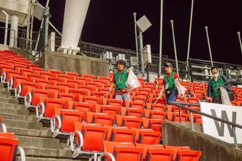 ロアッソ会場そうじ開催！画像