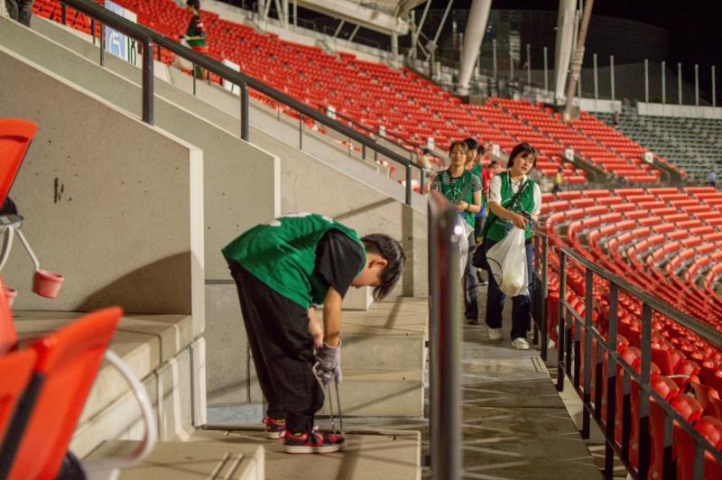 ロアッソ会場そうじ開催！画像