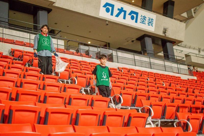 ロアッソ会場そうじ開催！画像