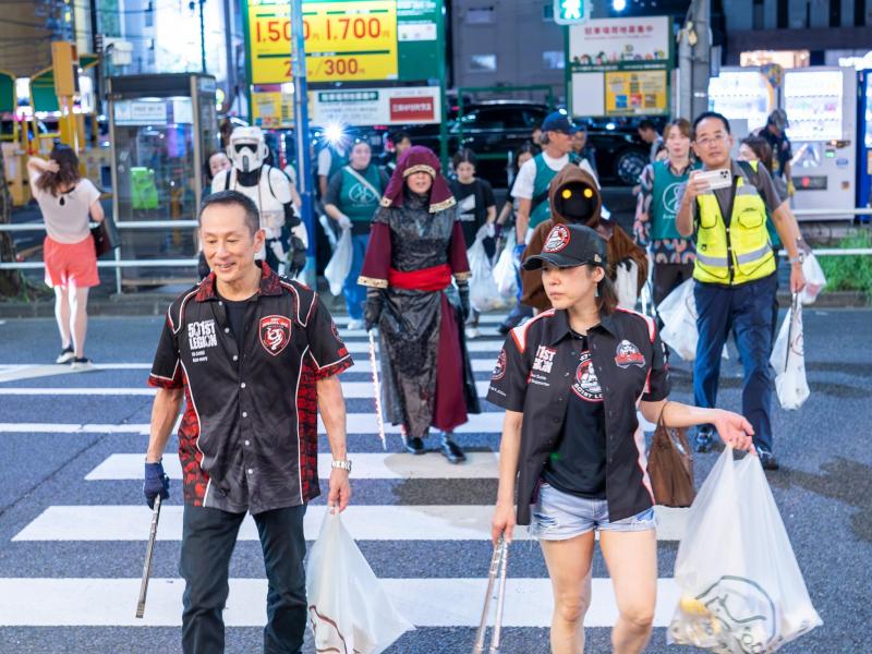 8月20日 歌舞伎町お掃除画像