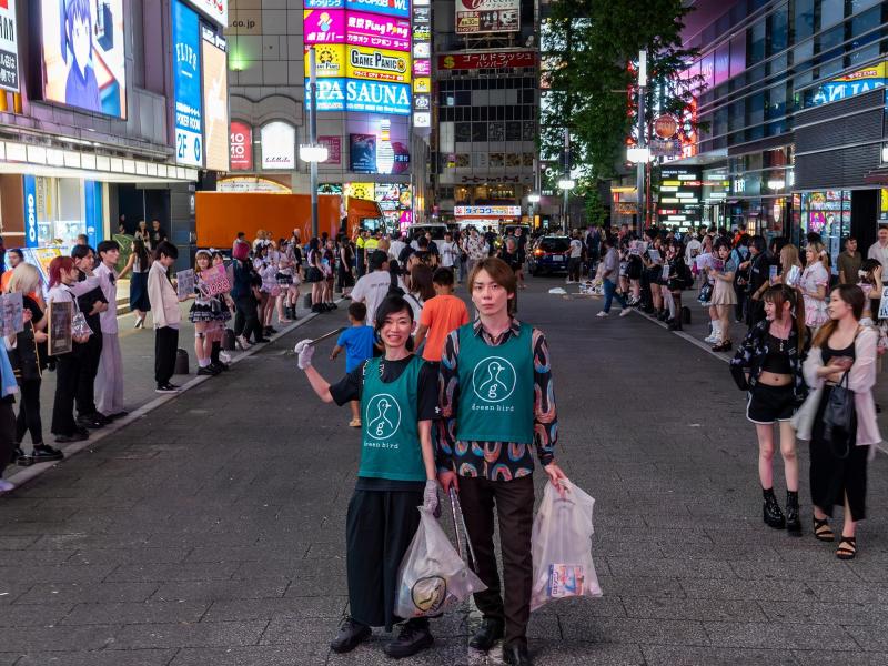 8月20日 歌舞伎町お掃除画像