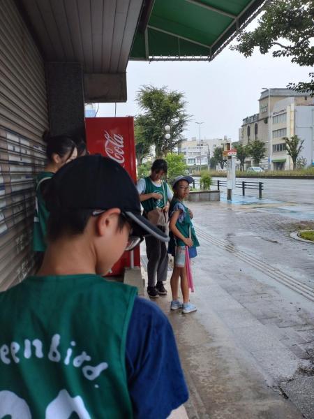 大牟田チーム大牟田駅前お掃除画像