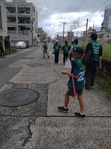 大牟田チーム大牟田駅前お掃除画像