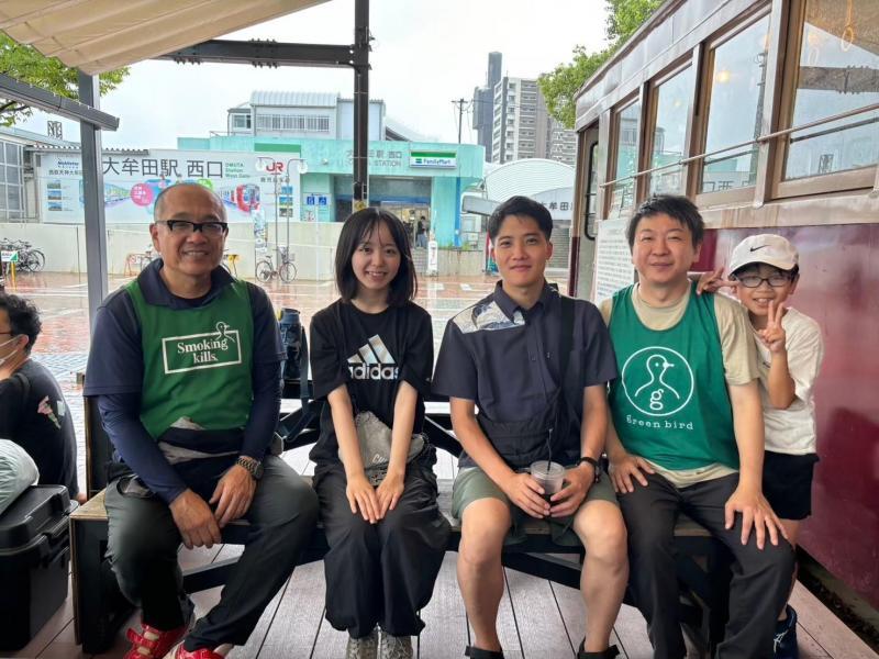 大牟田チーム大牟田駅前お掃除画像