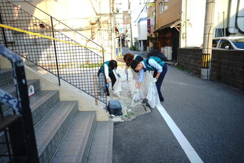 健軍そうじ開催！画像