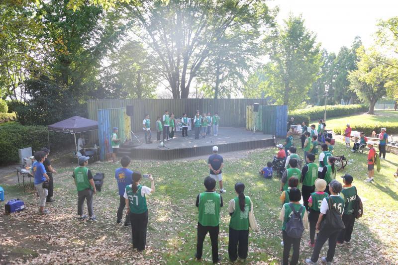 おおづインクルパークみんなで掃除画像