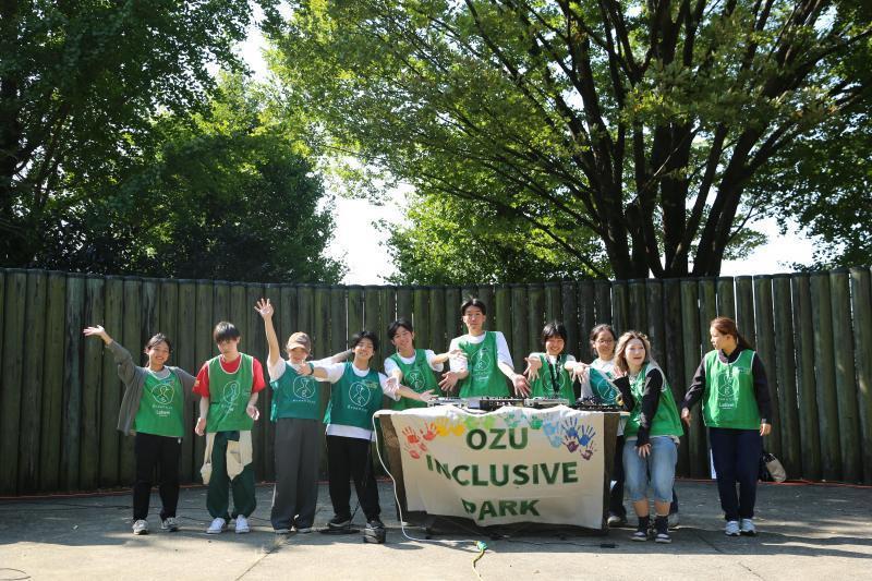 おおづインクルパークみんなで掃除画像