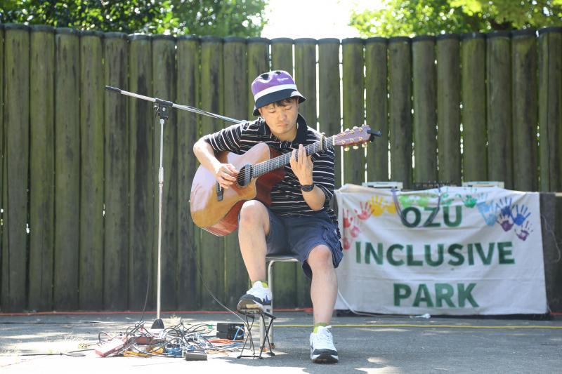 おおづインクルパークみんなで掃除画像