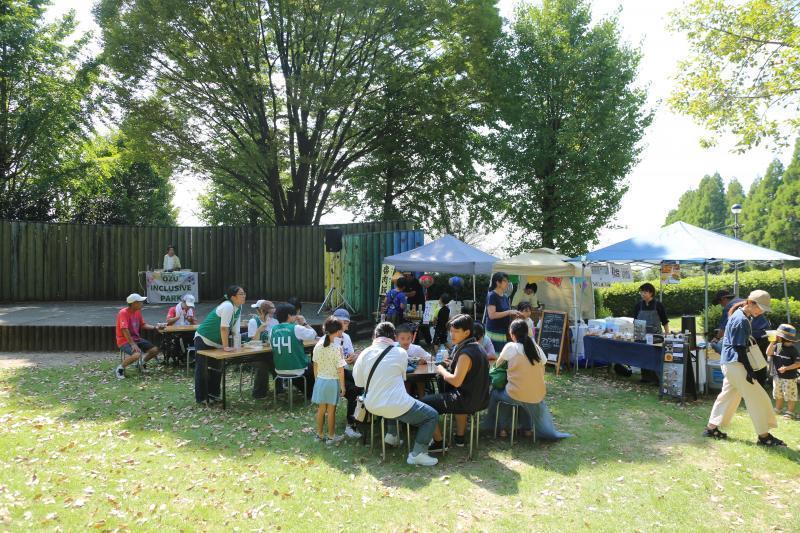 おおづインクルパークみんなで掃除画像