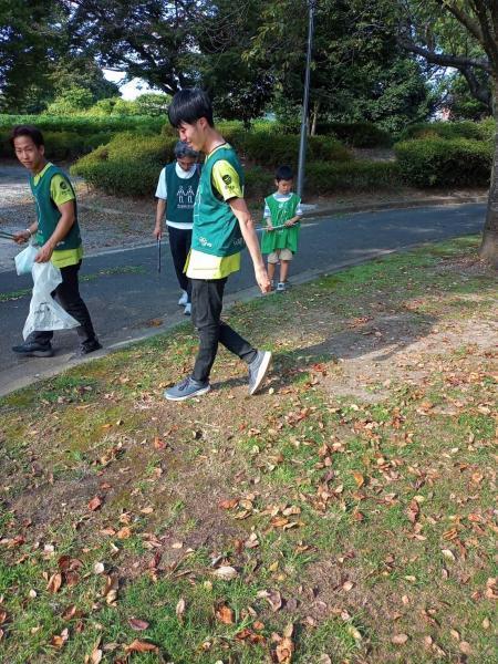おおづインクルパークみんなで掃除画像