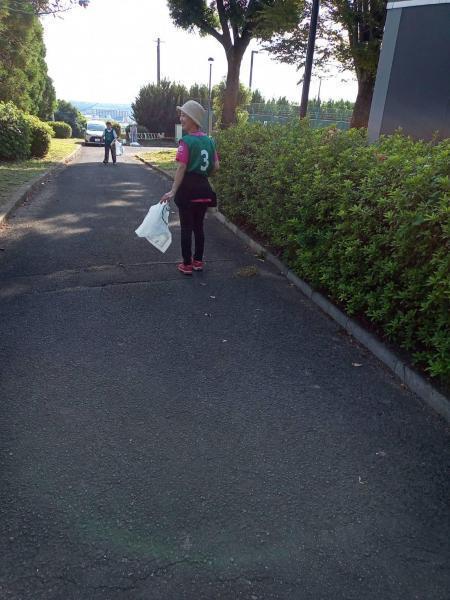 おおづインクルパークみんなで掃除画像