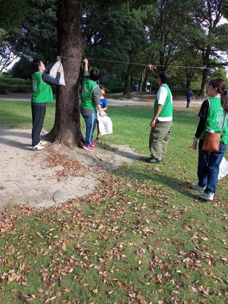 おおづインクルパークみんなで掃除画像