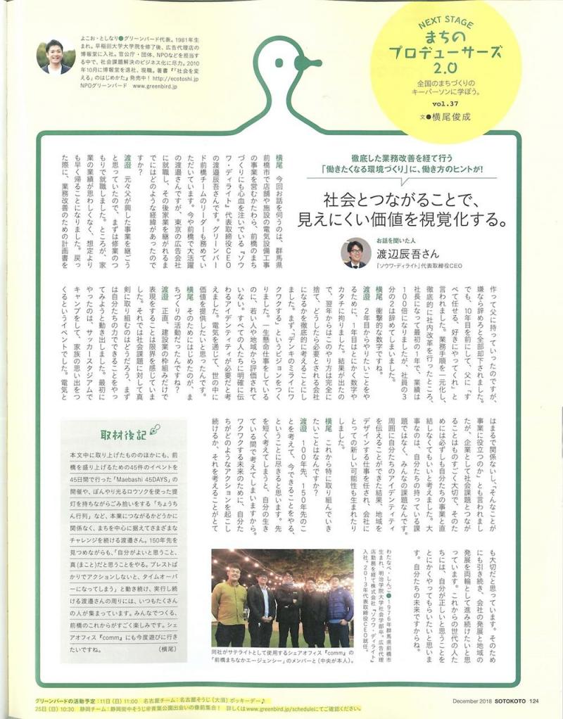 ソトコト12月号