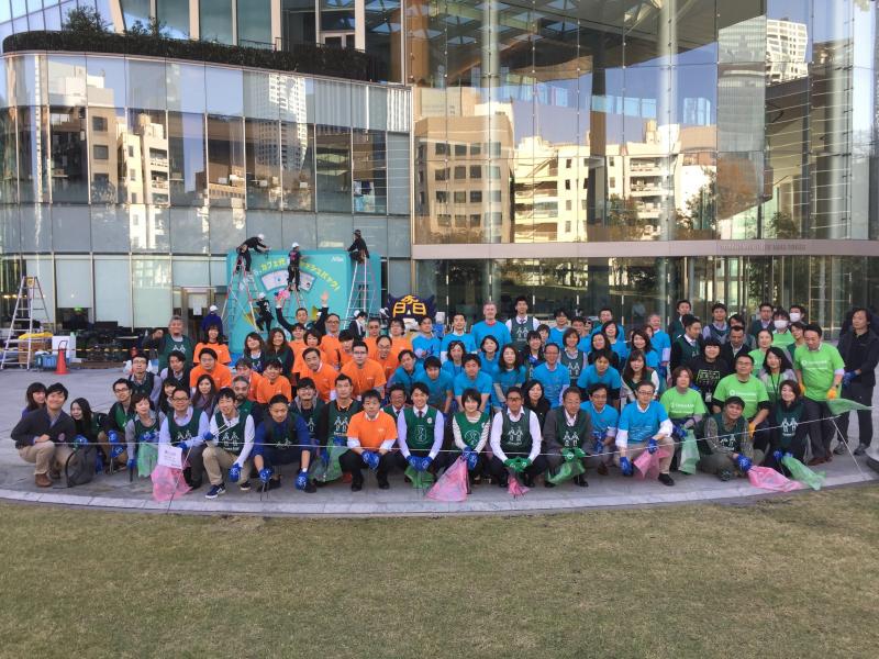 【新橋経済新聞掲載】虎ノ門そうじ過去最多90名参加！