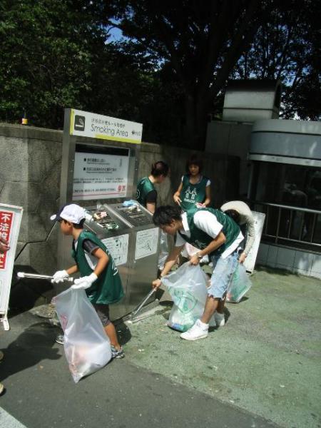 シブヤ大学1周年記念コラボそうじ開催しました画像