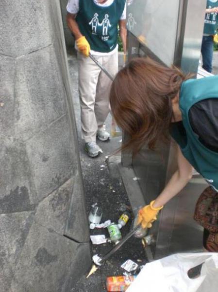 オッシュマンズ&times;グリーンバードコラボそうじ！画像