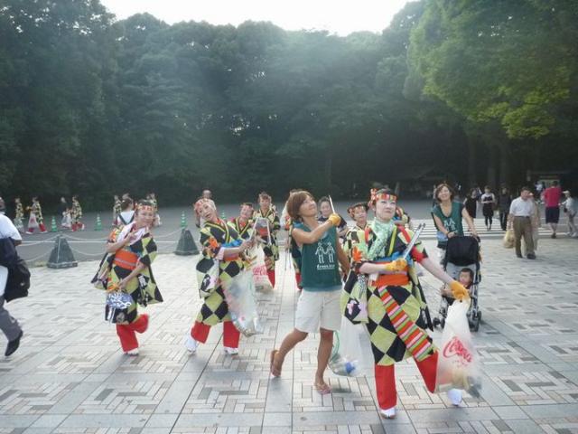 よさこいプレそうじwith原宿よさこい連画像