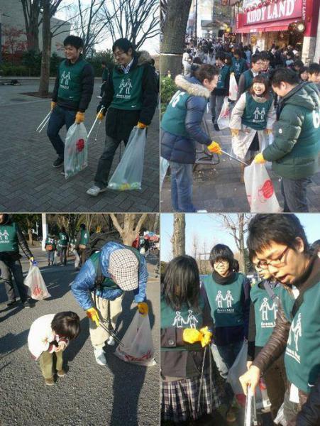 クリスマスそうじ＠表参道　【おそうじ編】画像